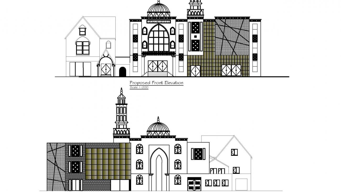 Jamia Mosque Proposal Design Planning